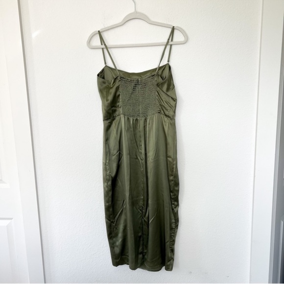 Reformation Artichoke Oaklie Silk Midi Dress - Picture 2 of 5